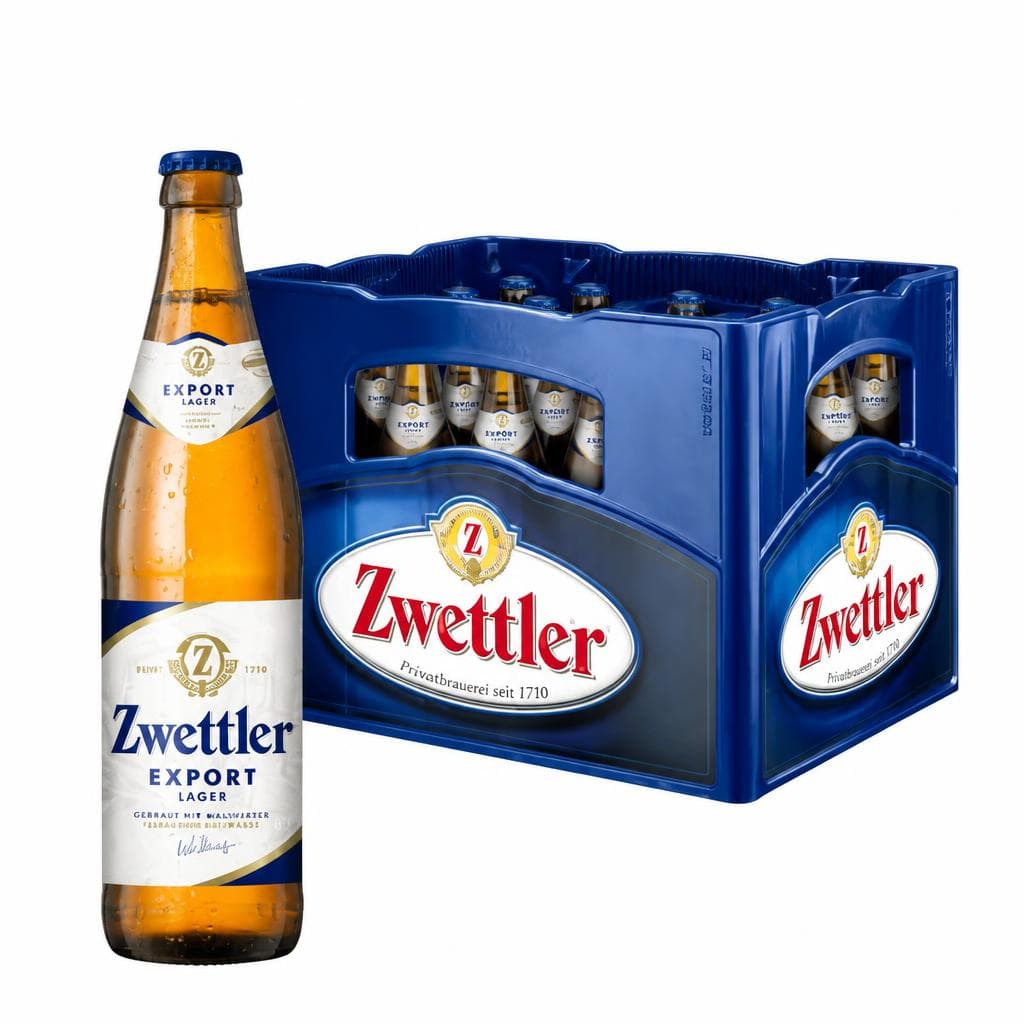 Zwettler Export Lager, 1 Kiste = 20 Flaschen à 0,5 Liter – Billa Plus