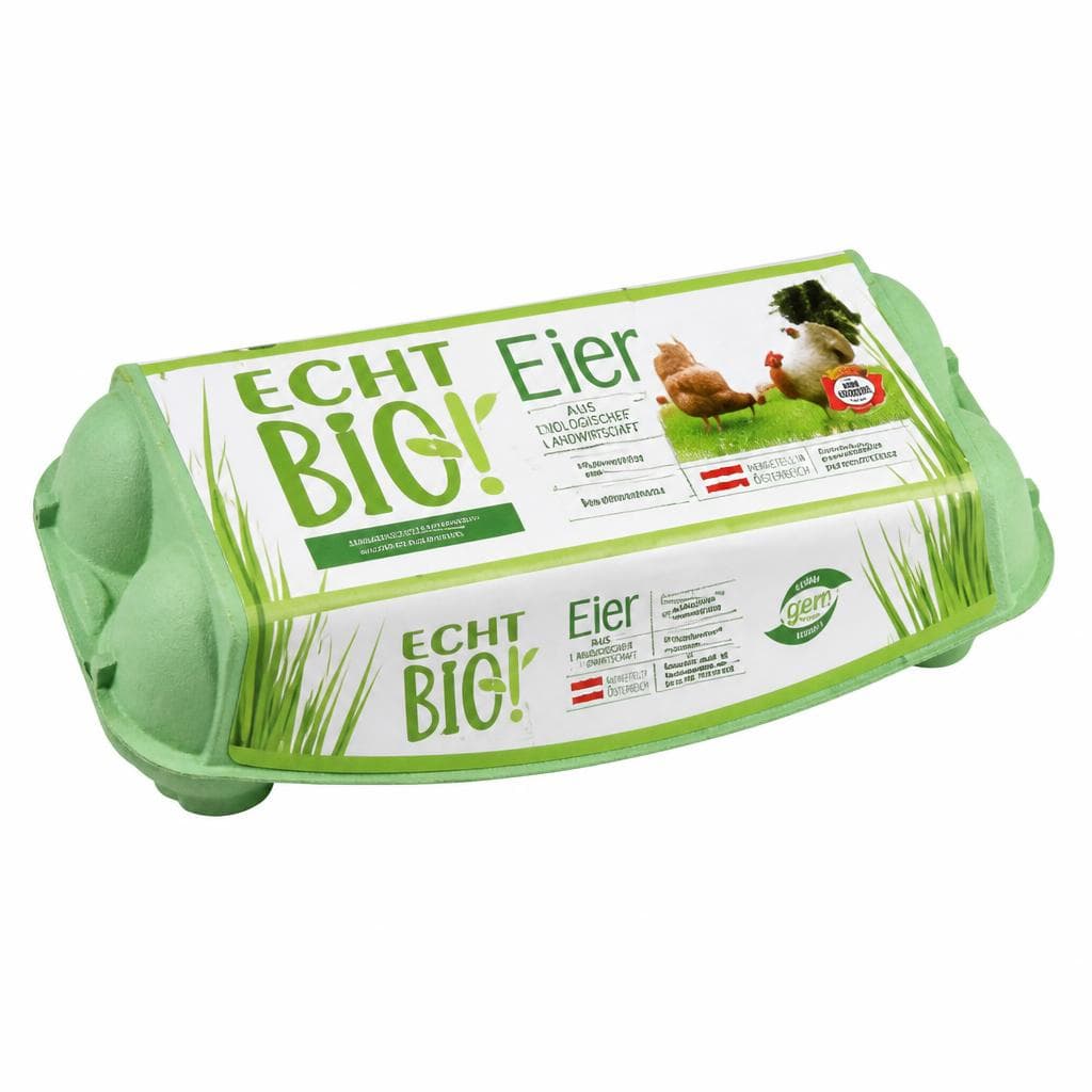 Echt Bio! Eier aus biologischer Landwirtschaft, 10 Stück – Penny