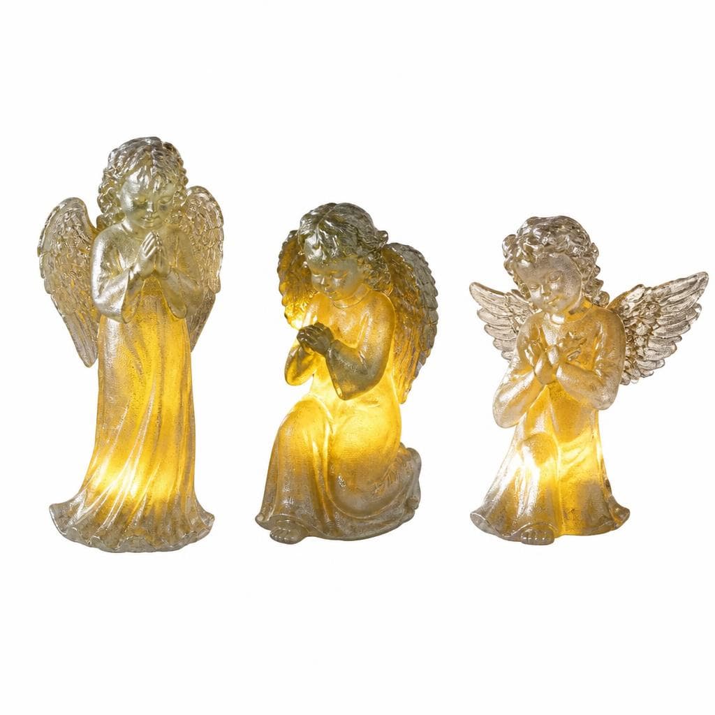 LED-Solar Engel, Gesamthöhe ca. 42–49 cm – Norma