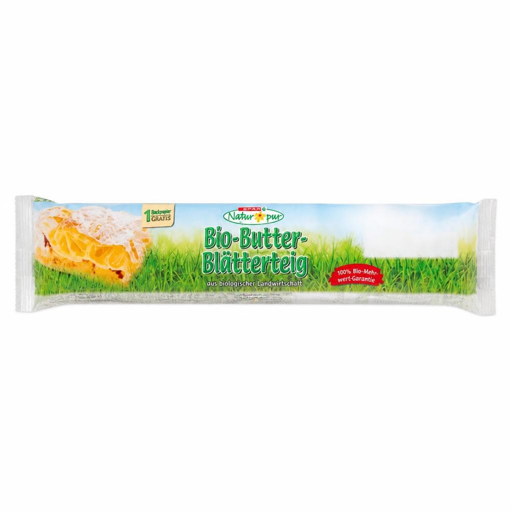 Bio-Butter-Blätterteig, 275 g SPAR Natur*pur – Spar