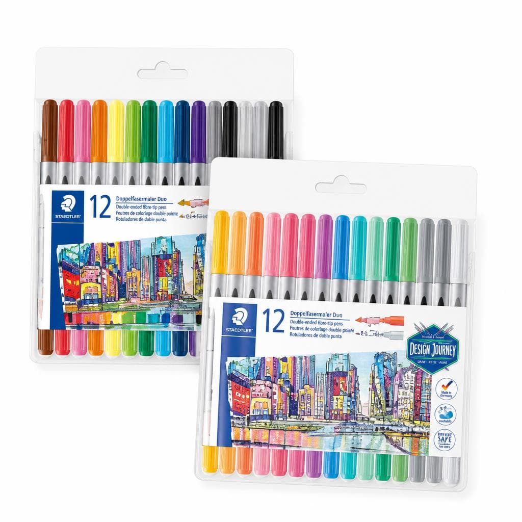 Doppelfasermaler Duo 12er-Set STAEDTLER Angebot bei Maximarkt