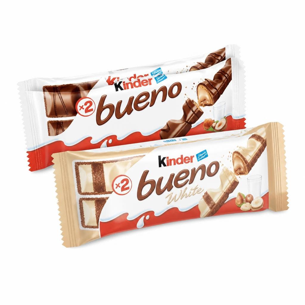 Ferrero Kinder Bueno White oder Classic, 117 g oder 129 g, 3er-Packung – Maximarkt