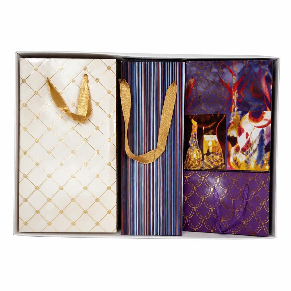Geschenktaschen mit Glitzer- oder Konfettieffekt, 2er-Set Createll – Norma