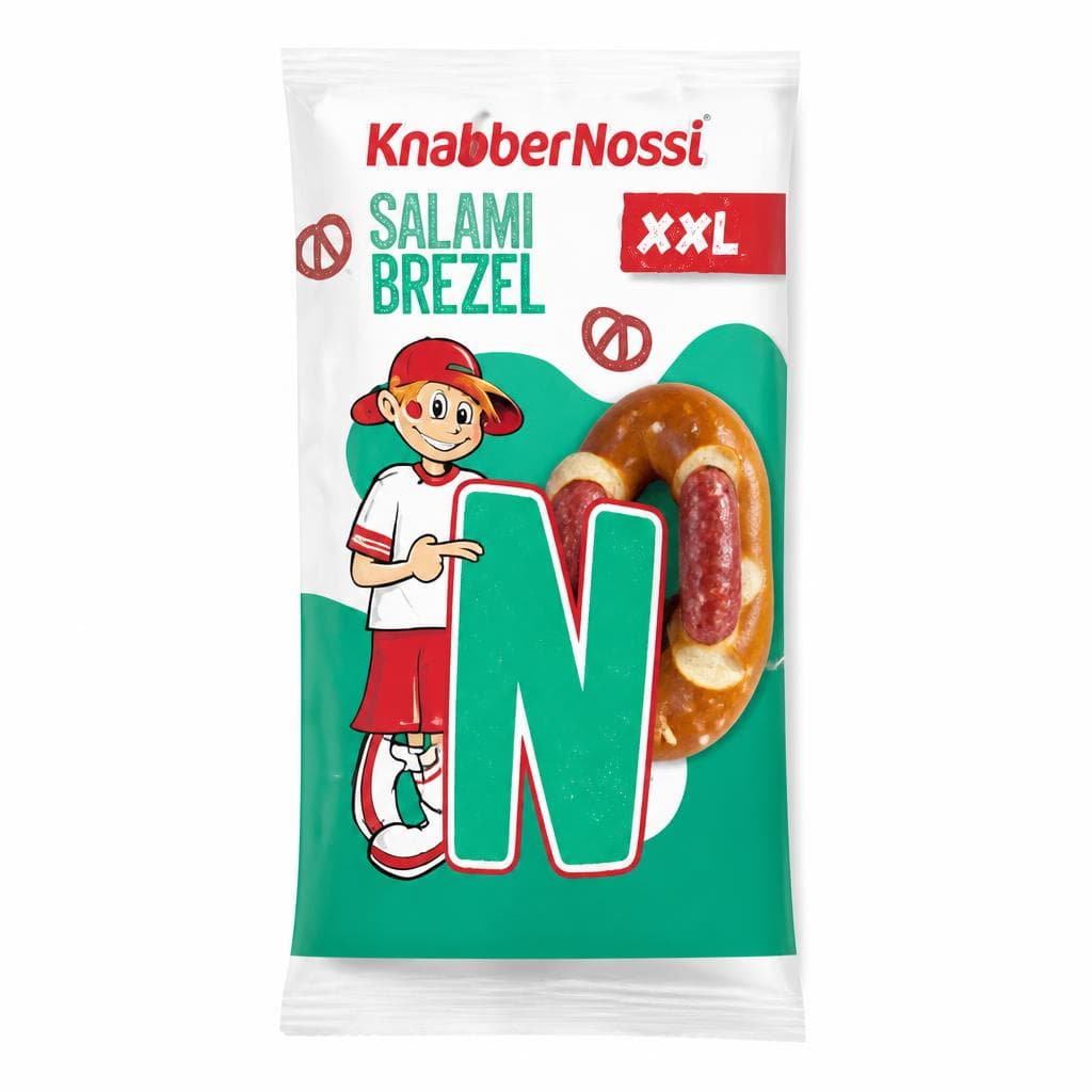 XXL Salami Brezel, 150 g Knabber Nossi – Hofer