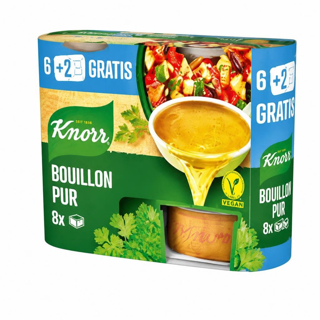 Bouillon Pur, 8x500 ml Knorr – Norma