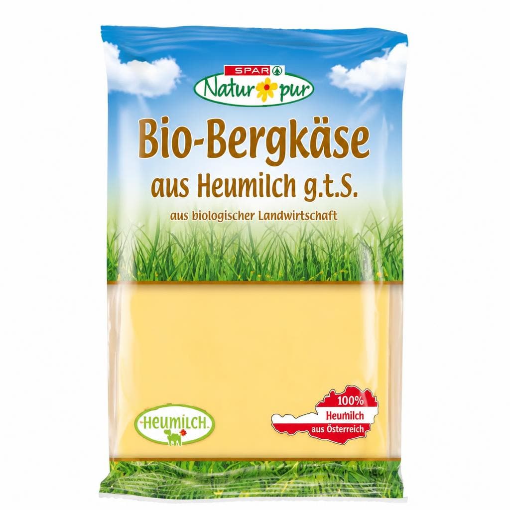 Bio-Bergkäse, 300 g Natur Pur – Spar