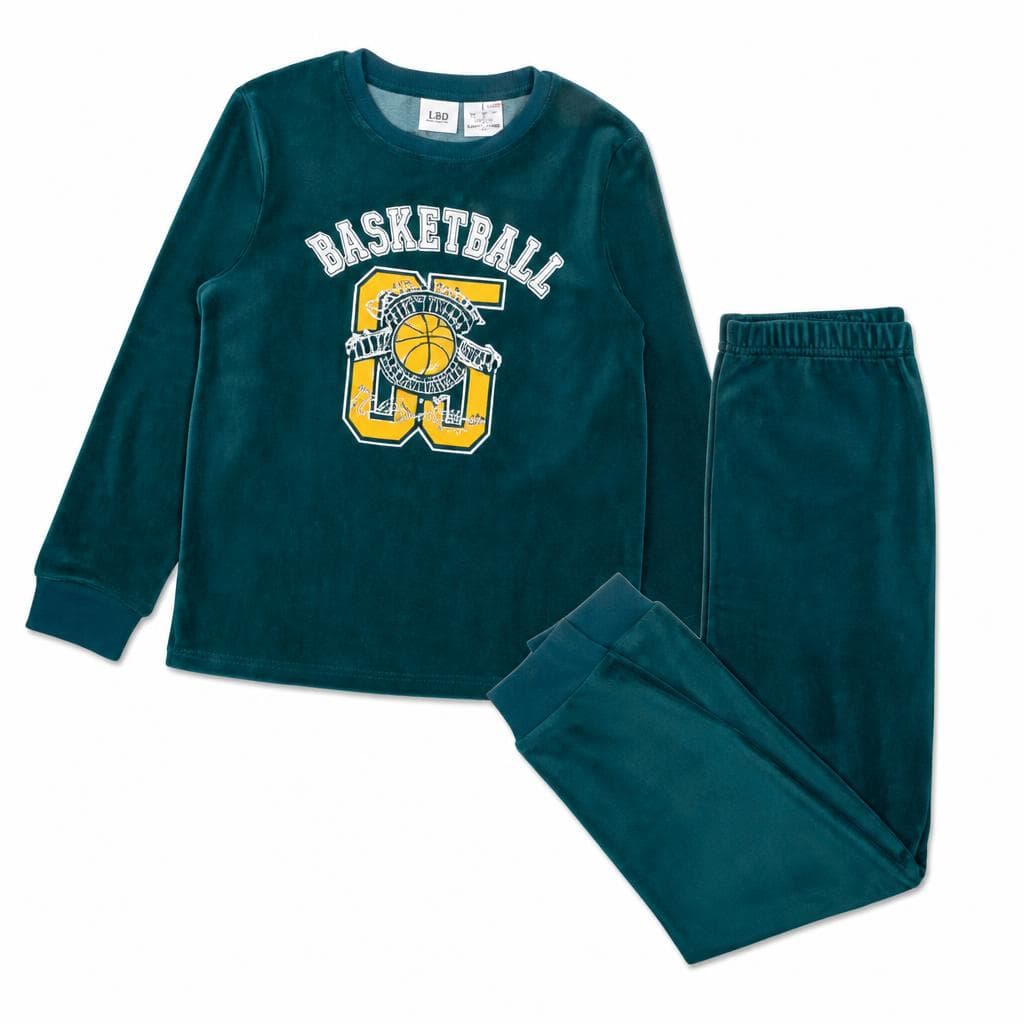 Kinder-Velour-Pyjama L&D – Hofer