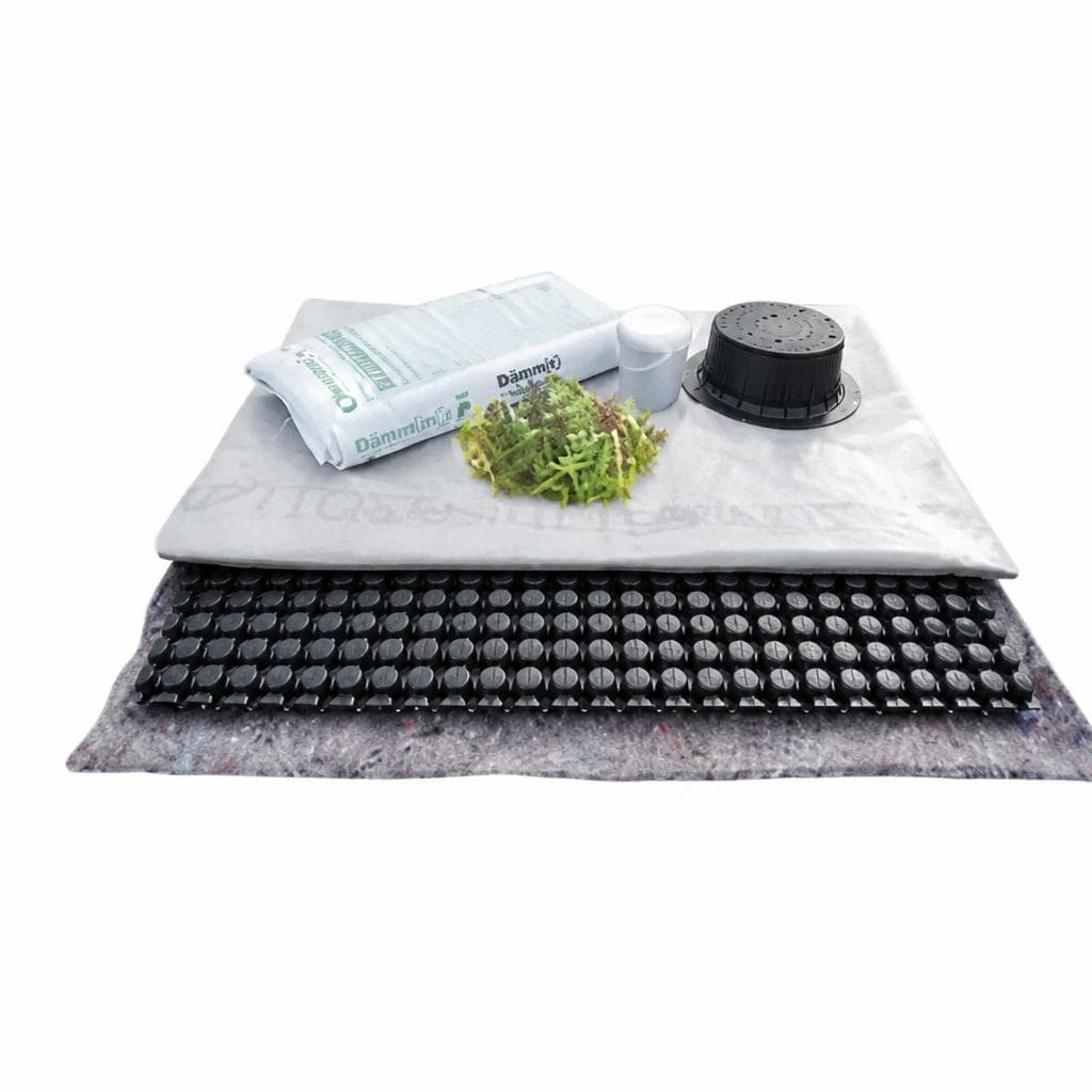 DÄMMIT Flachdach Fertigpaket, 18 m² – Lagerhaus