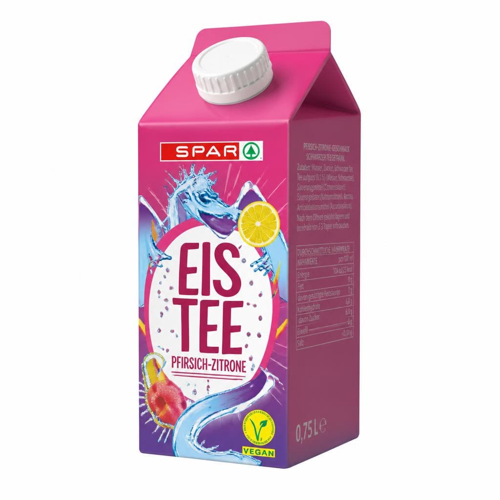 SPAR Eistee, 0,75-Liter-Elopak – Interspar