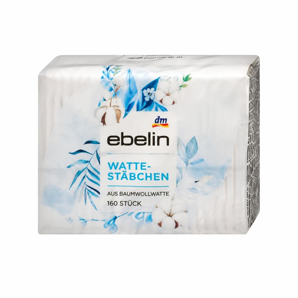Wattestäbchen, 160 Stk. ebelin – Dm