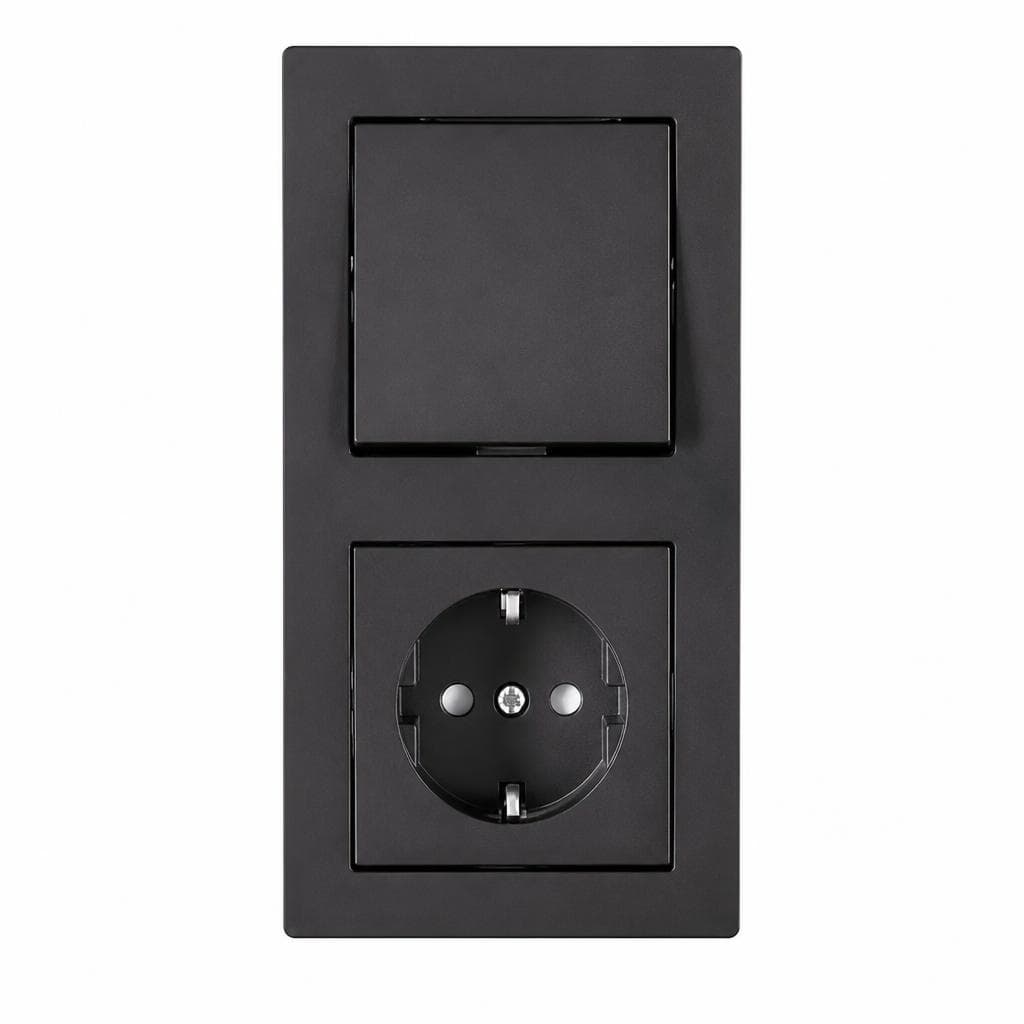 Schalterserie CUBIC VISIO S 55 2-fach-Rahmen Schrack Technik Angebot bei Bauhaus