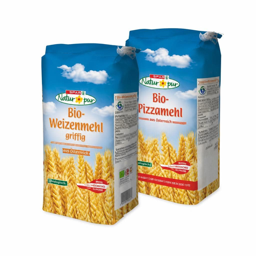 Natur pur Bio-Weizenmehl oder Bio-Pizzamehl, 1 kg – Maximarkt