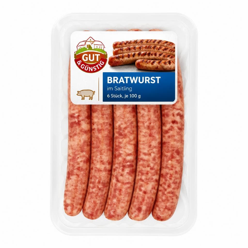 Bratwurst 600 g Gut Bartenhof Angebot bei Norma