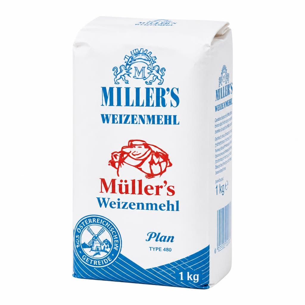 Weizenmehl, 1 kg Müller's – Norma