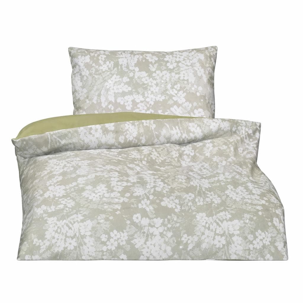 Baumwoll-Satin-Bettwäsche mit Zipp 140 x 200 cm, 70 x 90 cm Angebot bei Reiter