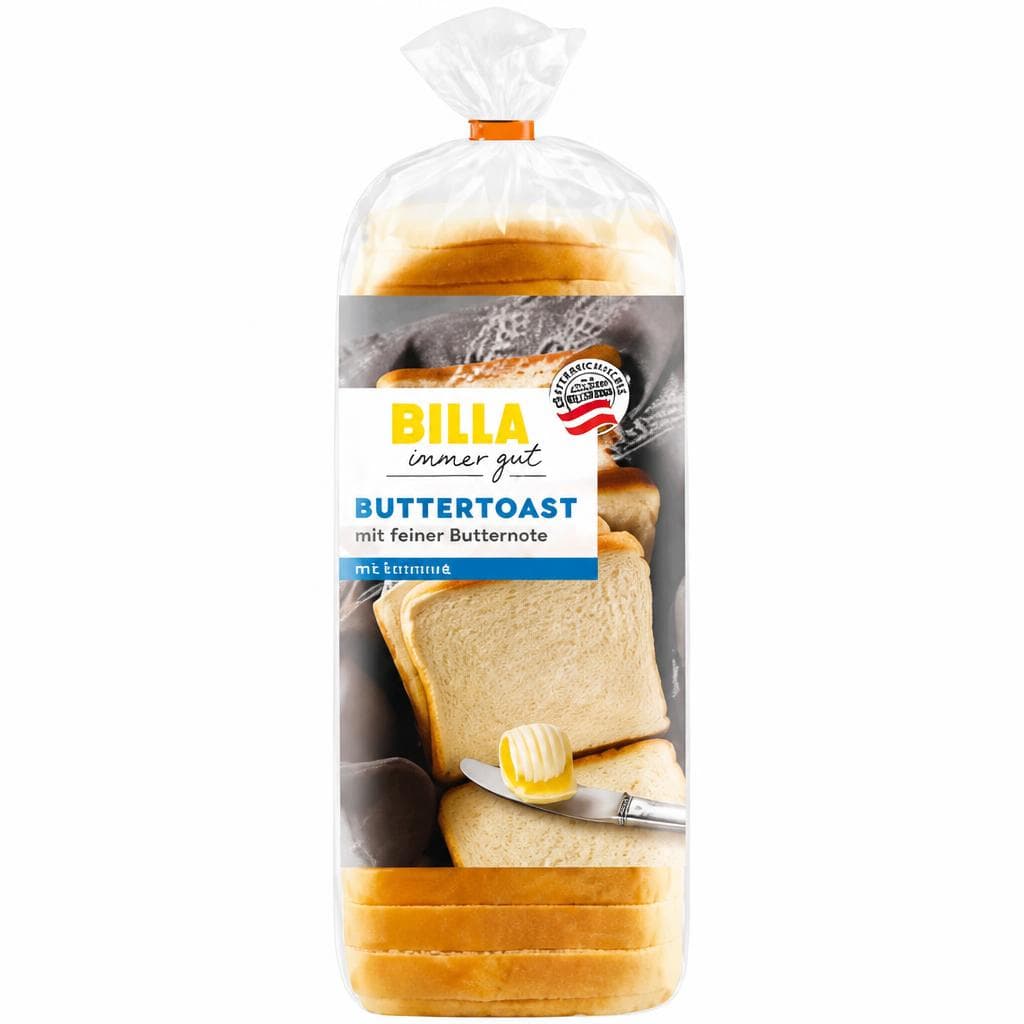 BILLA immer gut Buttertoast, 500 g – Billa Plus