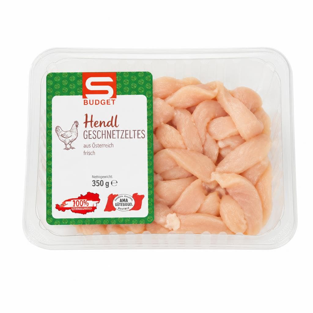 S-Budget Hendl Geschnetzeltes, 350 g – Eurospar