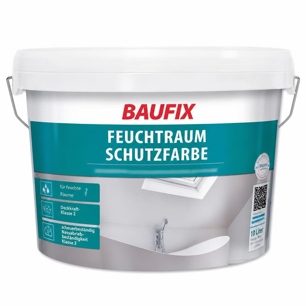 Feuchtraum-Schutzfarbe, 2,5 Liter Baufix – Norma