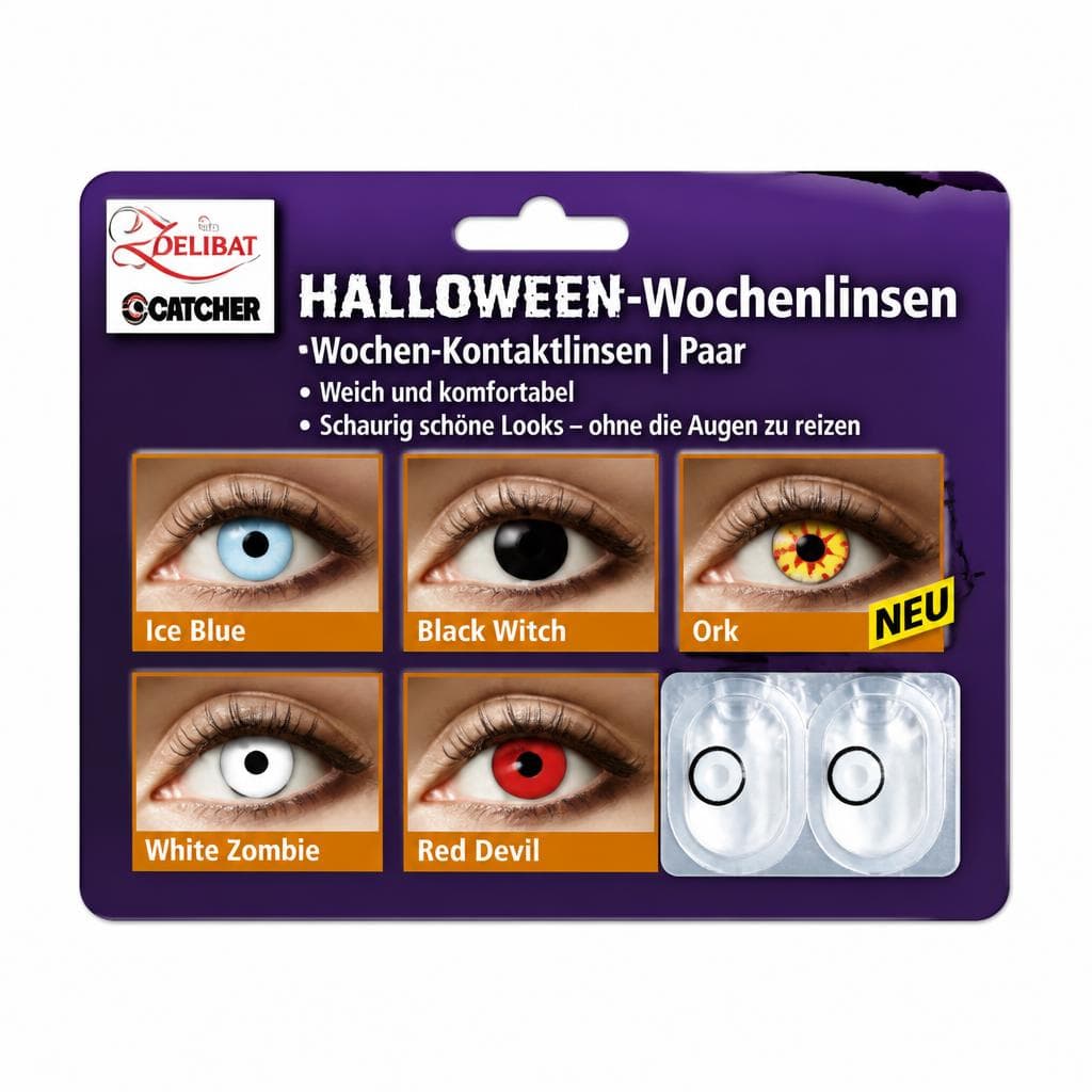 Halloween-Wochenlinsen, 1 Paar OELIBAT CATCHER – Norma