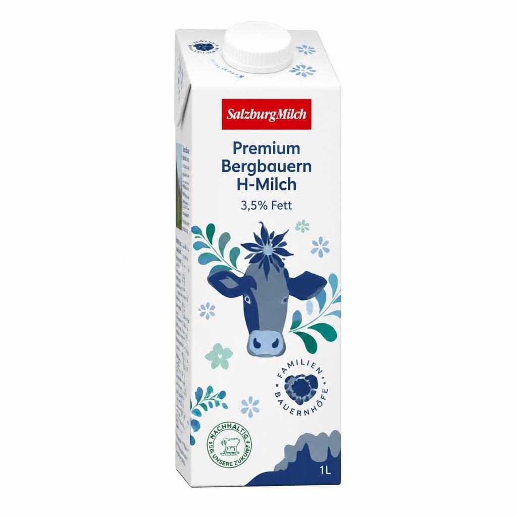Salzburgmilch Bergbauern H-Milch 3,5%, 1 Liter – Billa Plus