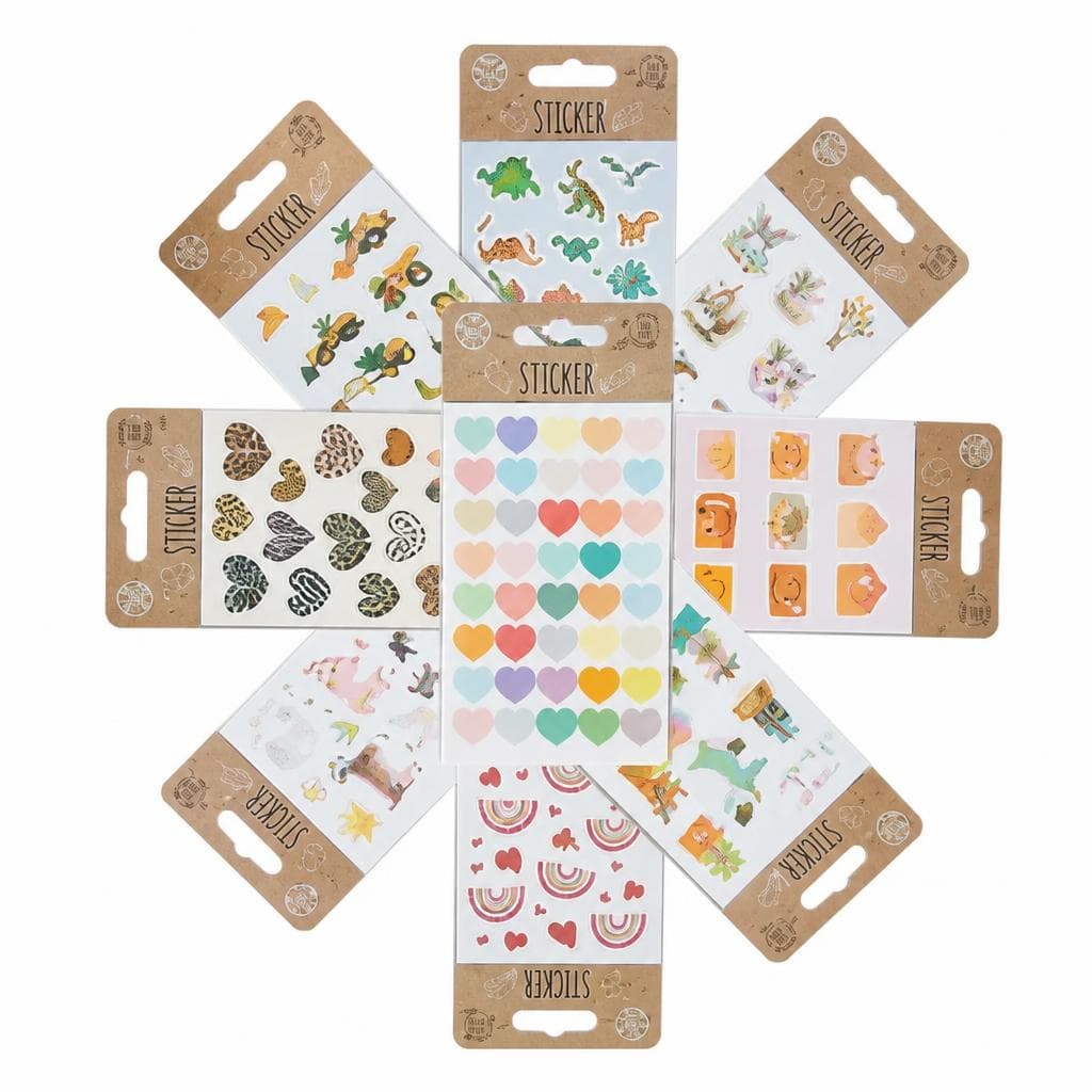 Sticker Love, 3 Bögen pro Packung – Interspar