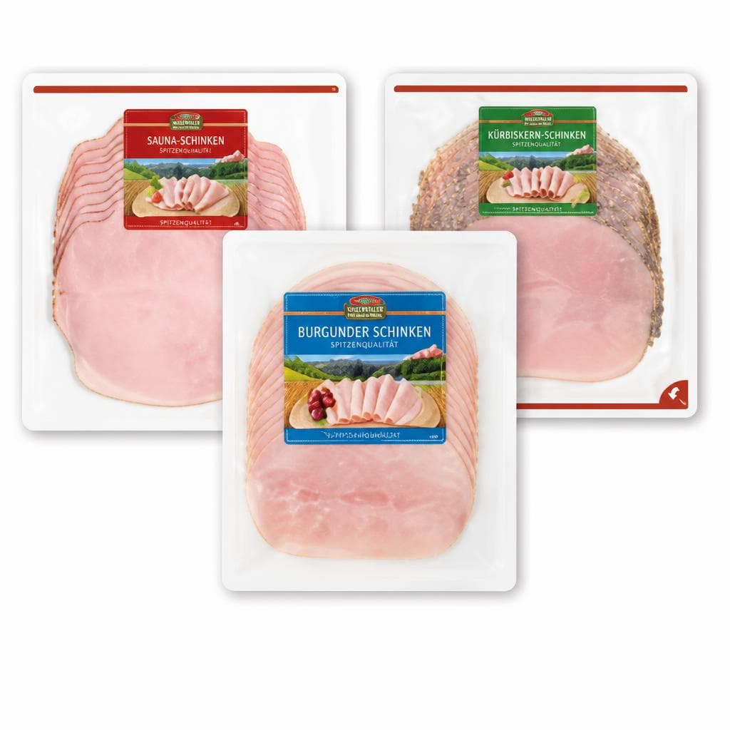 Sauna-, Honigkrusten-, Kürbiskern- oder Burgunder-Schinken, 150 g – Penny