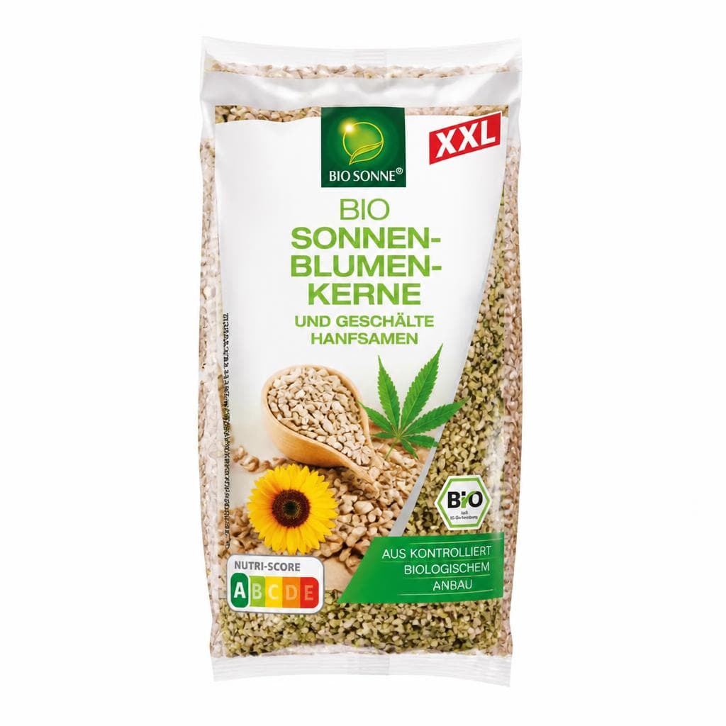 Bio-Sonnenblumenkerne XXL/Hanfsamen BIO SONNE® – Norma