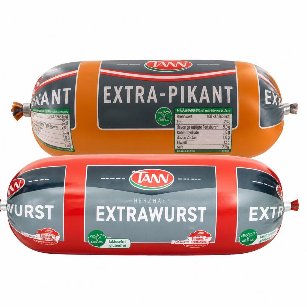 Extrawurst, Extra Pikant oder Putenextra, 450 g / 500 g – Interspar