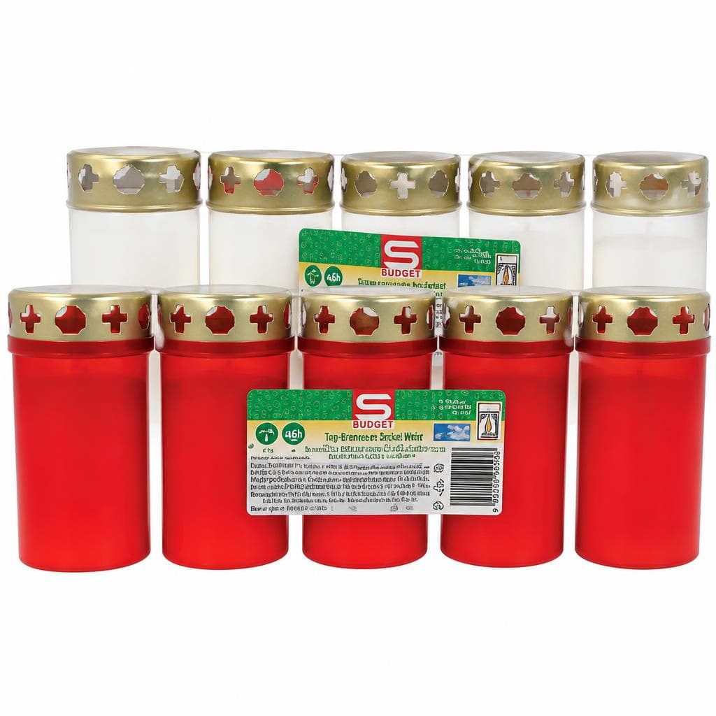 S-Budget Tag-Brenner mit Deckel, 5er-Packung – Maximarkt