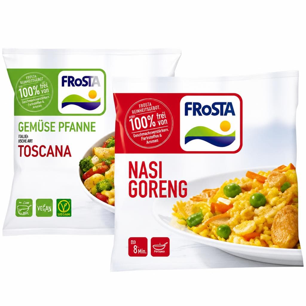 Frosta Fertiggerichte oder Gemüse-Pfanne, 450 - 600 g – MPREIS