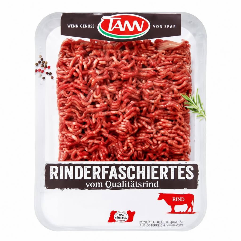 Rinderfaschiertes, 375-g-Packung – Interspar