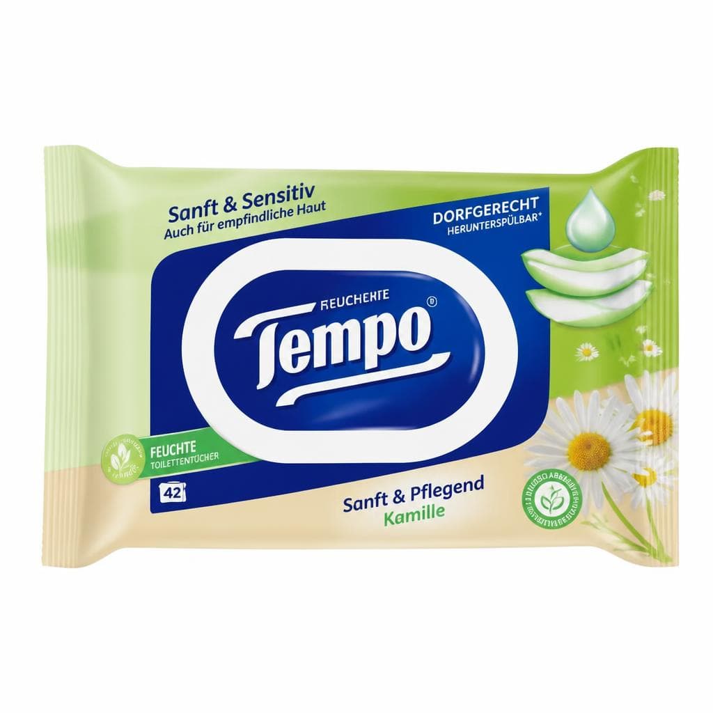 Tempo Feuchtes Toilettenpapier, 42 Stück – MPREIS