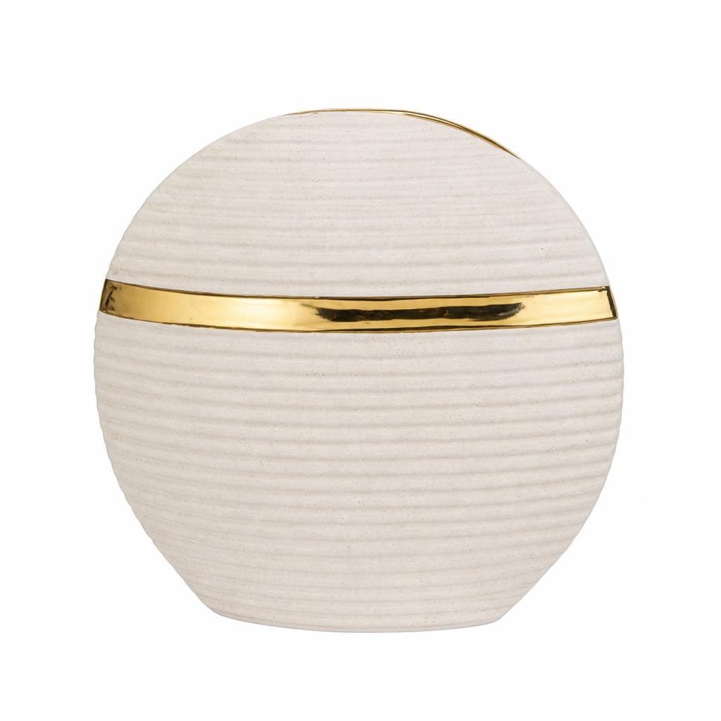 Vase Dune, H 21 x B 20,5 cm Gilde – Müller