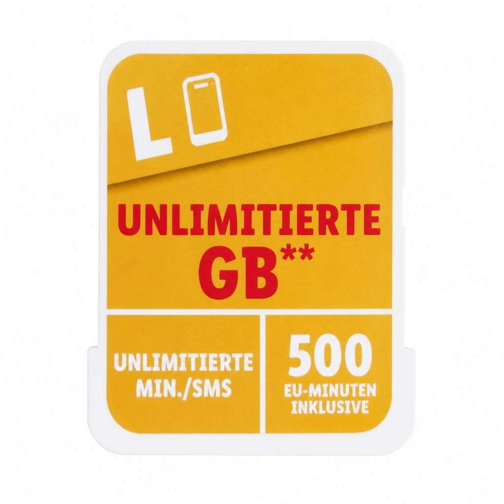 Lidl Connect Unlimitierte GB Starterpaket – Lidl