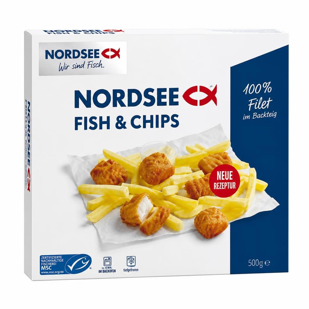 Fish & Chips, 500 g Nordsee – Norma
