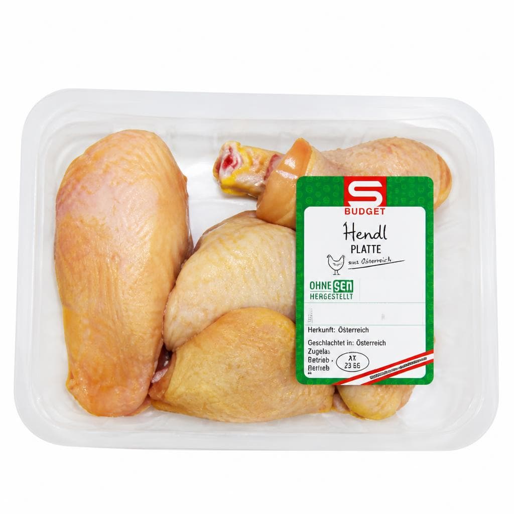 S-BUDGET Hendlplatte, 650-g-Packung – Interspar