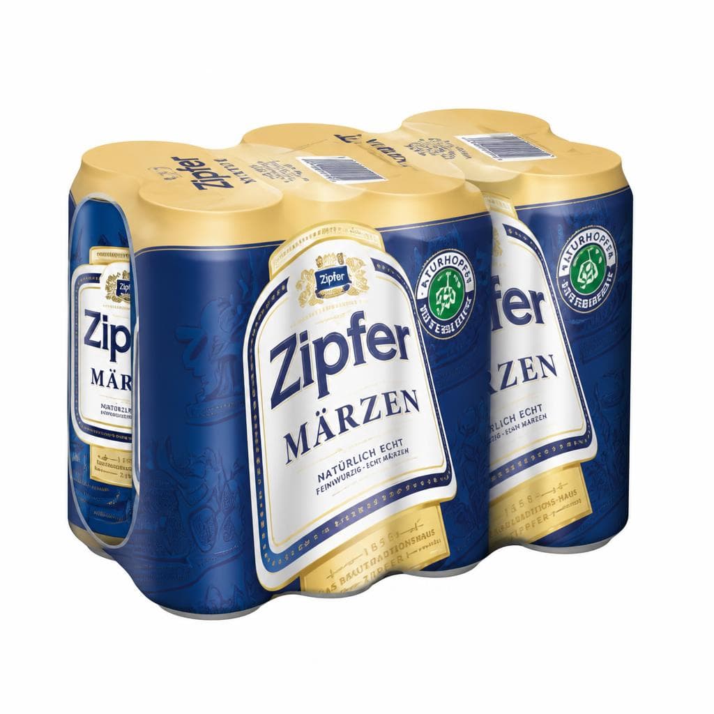 Zipfer Märzen Dosen Pack, 6 x 0.5 l – MPREIS