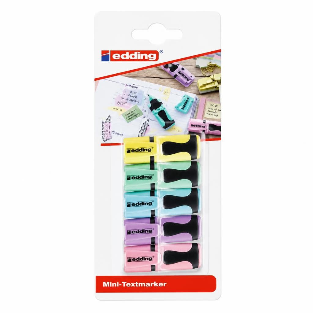 Mini-Textmarker, 5er-Packung – Interspar