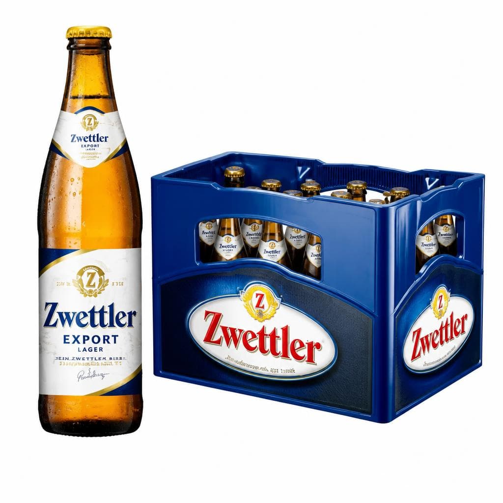 Zwettler Export Lager, 0,5 Liter, 1 Kiste = 20 Flaschen – Billa