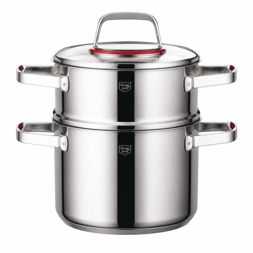 Edelstahl-Kochtopf "Variano", Ø ca. 22 cm bis 24 cm CARRETTA – Norma