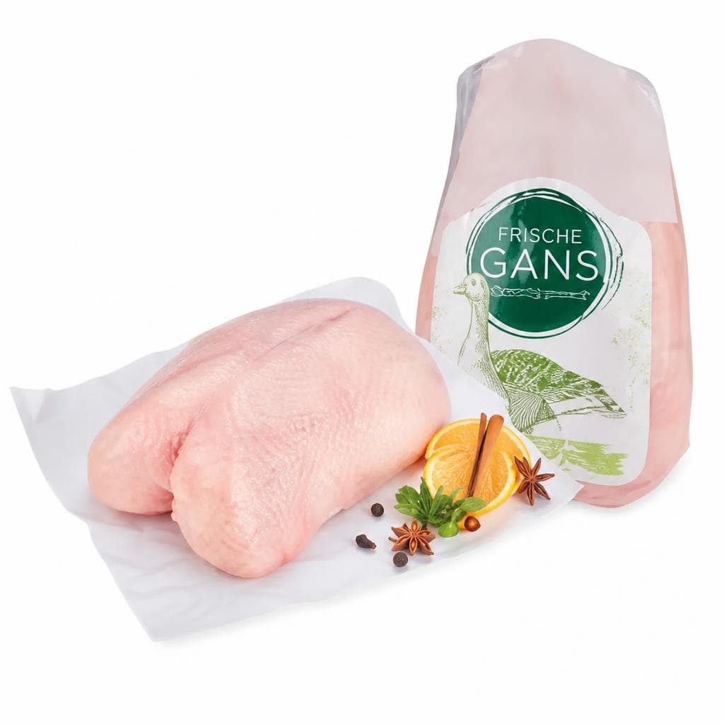 Gänsebrust frisch mit Haut und Knochen – Interspar