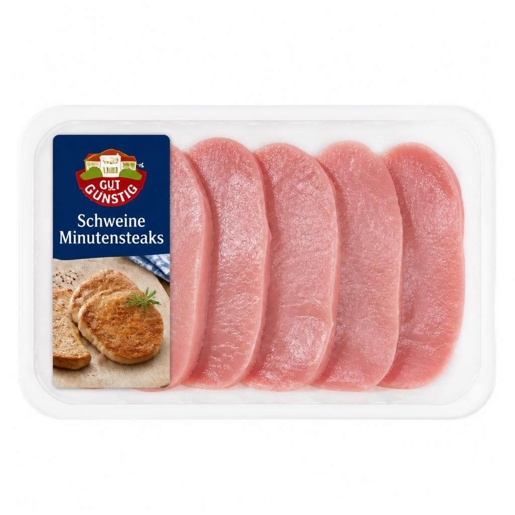 Schweine Minutensteaks, 800 g Gut Bartenhof – Norma