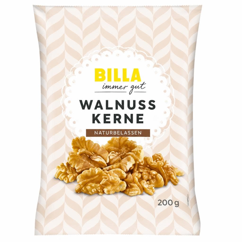 BILLA immer gut Walnusskerne naturbelassen, 200 g – Billa