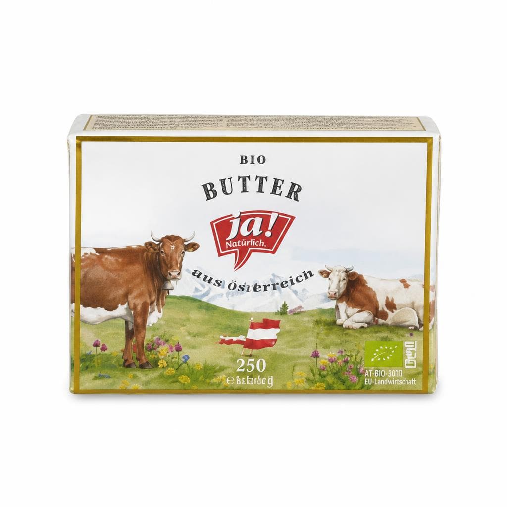 Ja! Natürlich Bio-Butter, 250 g – Billa Plus