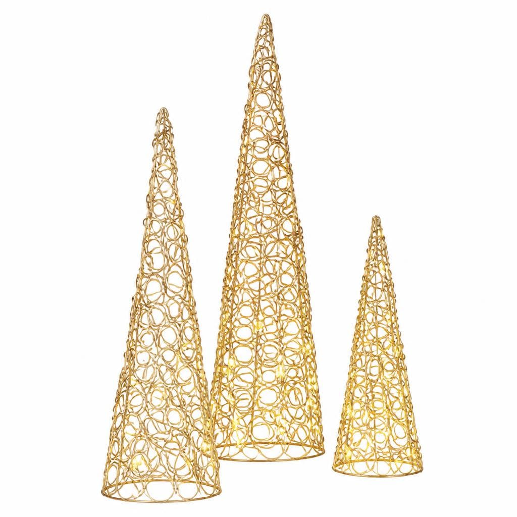 LED-Acryl-Pyramide, Höhe ca. 40 cm I-Glow – Norma