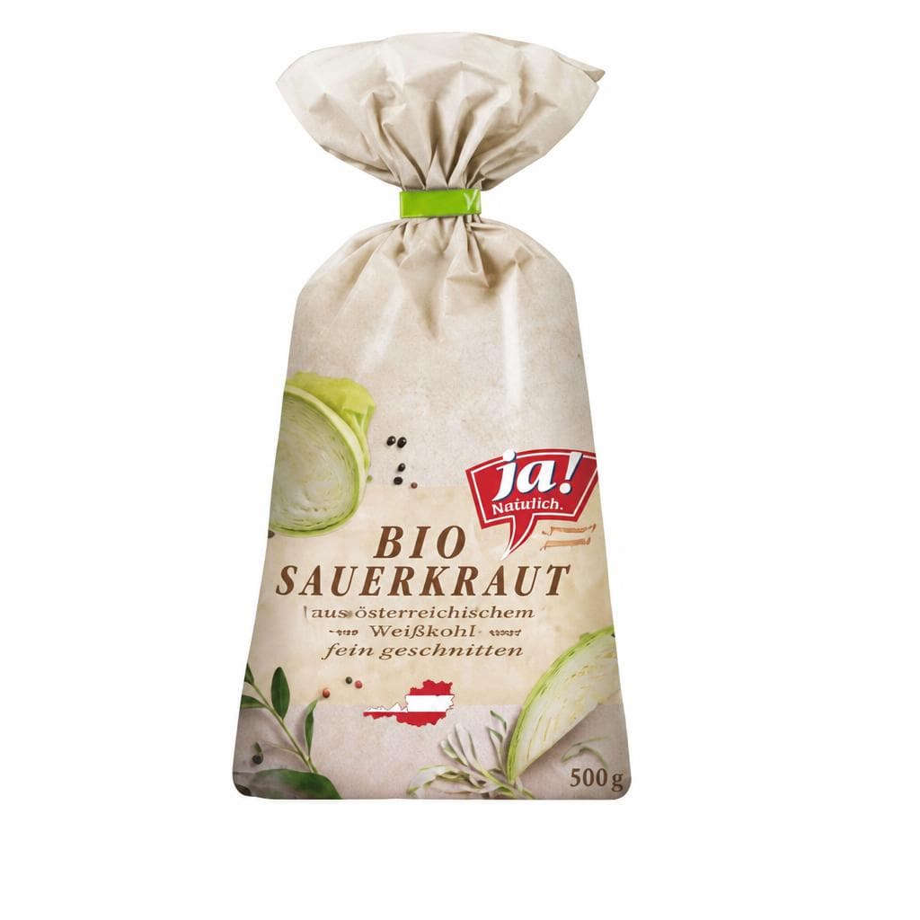 Ja! Natürlich Bio-Sauerkraut, 500 g Packung – Billa
