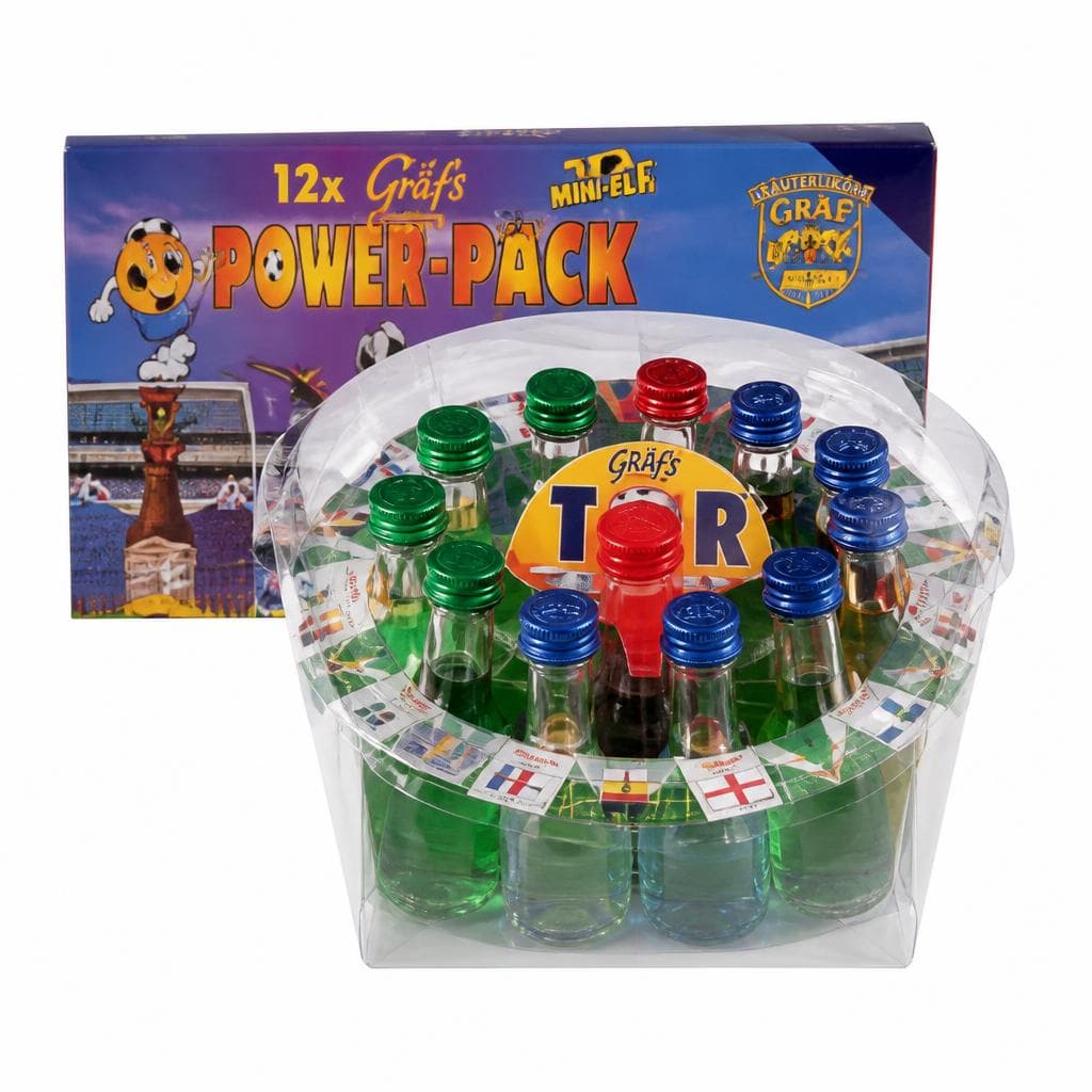 Gräf's Fussball Power-Pack od. Mini-Elf Liköre, 12 x 20 ml/11 x 20 ml – Penny