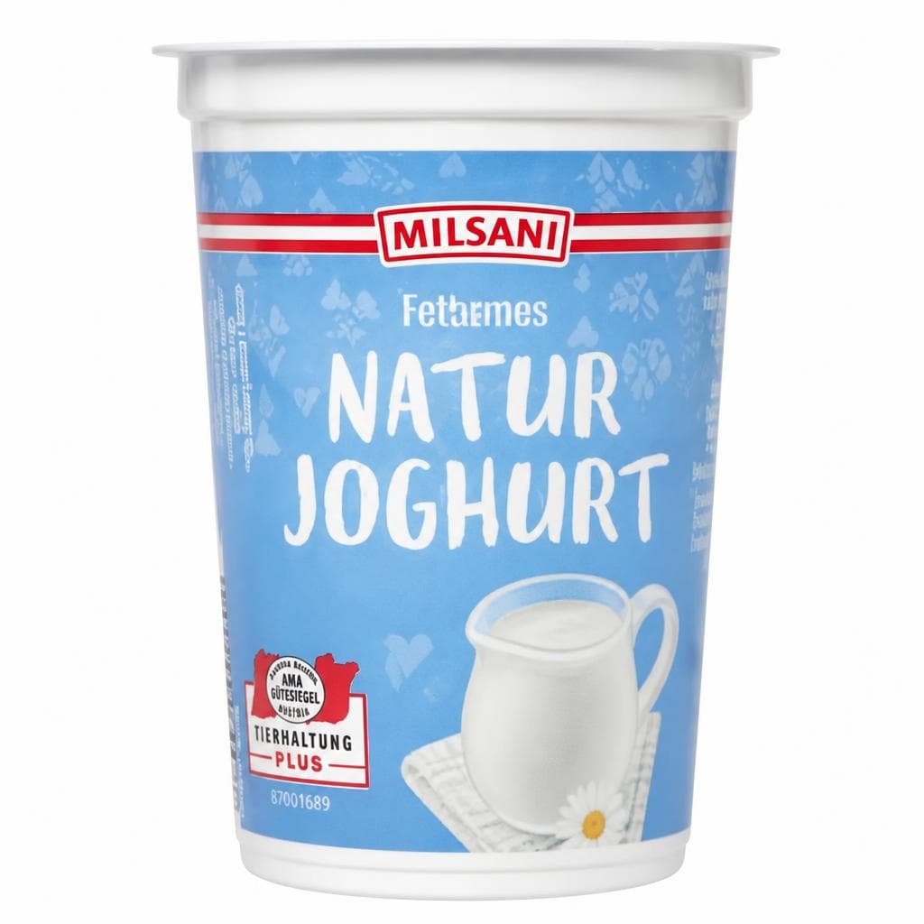 Naturjoghurt, 250 g Milsani – Hofer