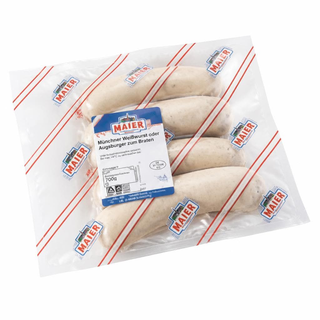Münchner Weißwurst oder Augsburger zum Braten, 700 g MAIER – Maximarkt