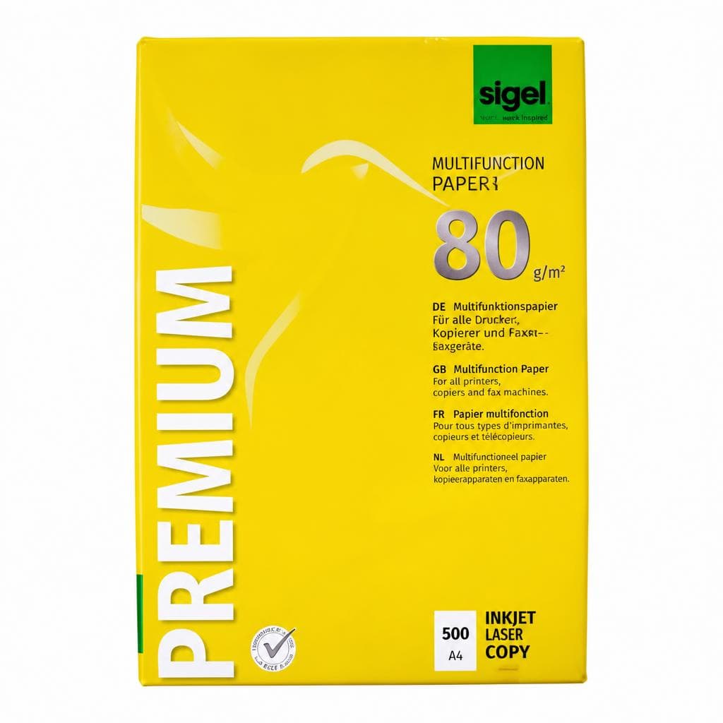 Kopierpapier, 500 Blatt Sigel – Müller